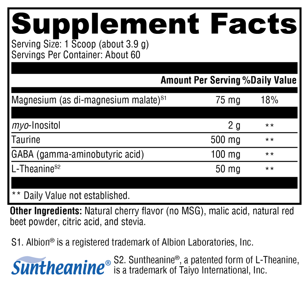 RelaxMax® Cherry 60 Servings