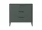 Комод Type oak 3 ящика ширина 90 см (темно-серый)