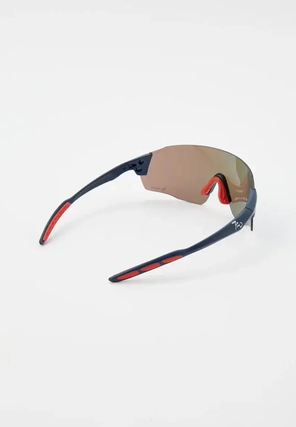 Спортивные очки 720armour Kamikaze Cylinder / Matte Dark Navy / Smoke Full Blue Ti Lens