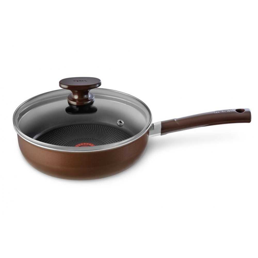 Сотейник с крышкой Tefal Tendance Brownie 24 см 04182224
