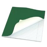 Тетрадь 96л, А5, бумвинил, клетка, Staff, зеленая