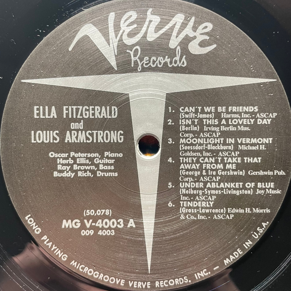 Ella Fitzgerald, Louis Armstrong ‎– Ella And Louis (США)