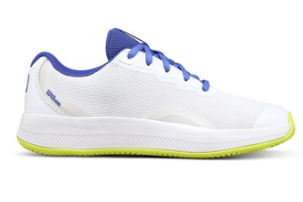 Женские Кроссовки теннисные Wilson Intrigue Lite - white/amparo blue/safety yellow