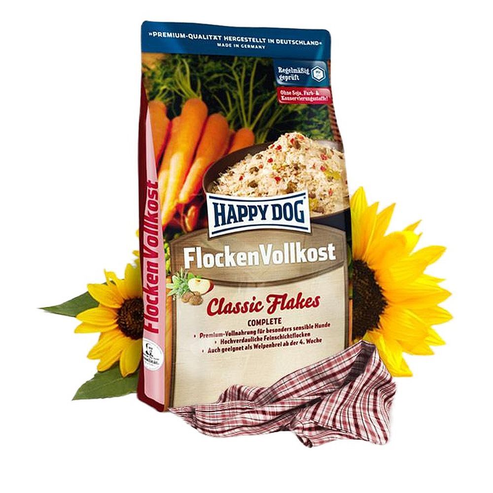 Сухой корм Happy Dog Premium - Flocken Vollkost для собак всех пород в виде хлопьев для заваривания 3кг Сухой корм Happy Dog Premium - Flocken Vollkost для собак всех пород в виде хлопьев для заваривания 3кг