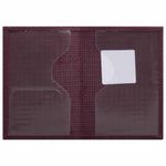 Обложка на паспорт, Brauberg, Passport, кожа плетенка, бордовая