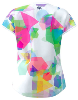 Футболка для девочки теннисная Bidi Badu Junior Kaleido Capsleeve - разноцветный