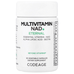 Codeage, мультивитамины с НАД, наружный вкус, 30 растительных капсул