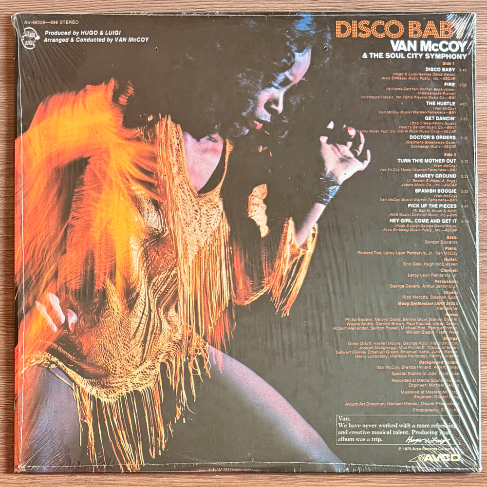 Van McCoy & The Soul City Symphony ‎– Disco Baby (США 1975г.) Т