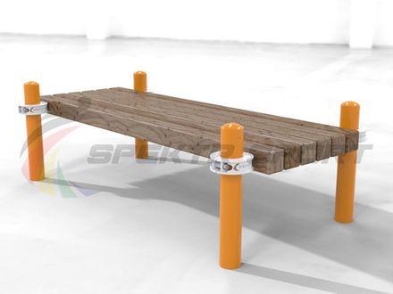 Лавочка стандартная для Воркаут SP GTO-14_76mm 108