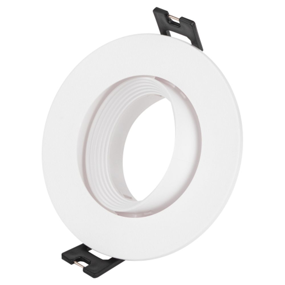 Встраиваемый светильник декоративный ЭРА KL92 WH MR16/GU5.3 белый, пластиковый | Декоративные встраиваемые светильники