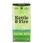 Kettle & Fire, овощной бульон, 907 г (32 унции)
