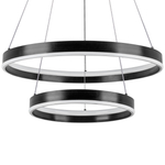 736427 Люстра ROTONDA 165W LED 5040LM 120G ЧЕРНЫЙ 3000-6000K