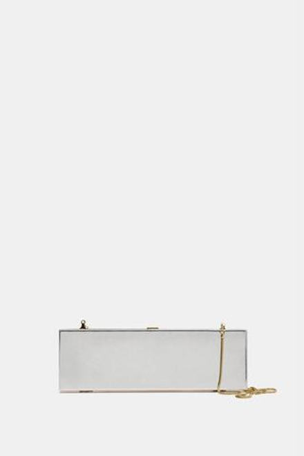ZARA МЕТАЛЛИЧЕСКИЙ ЖЕСТКИЙ КЛАТЧ, РАЗНОЦВЕТНЫЙ