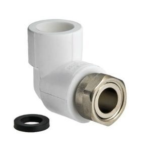 Угольники комбинированные Valtec VTp.758.0 с накидной гайкой «плоское уплотнение»