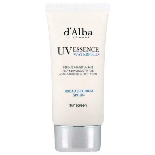 d'Alba, UV Essence Waterfull + Sunscreen, SPF 50+, 50 мл (1,69 жидк. Унции)