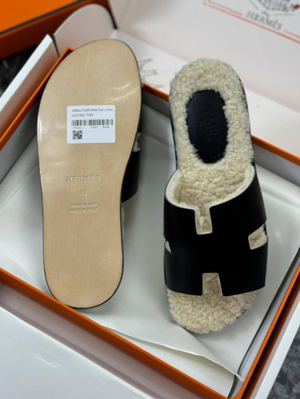 Шлепанцы Hermes