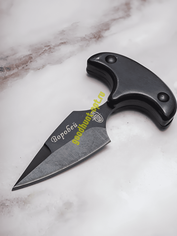 Тактический нож тычковый туристический Черный