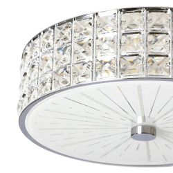 Citilux Портал CL32413G1 LED RGB Люстра хрустальная с пультом Хром