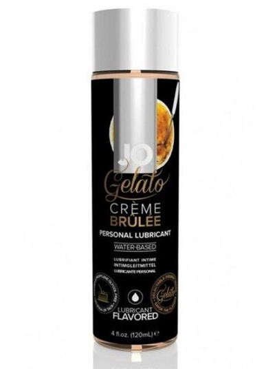 Вкусовой лубрикант на водной основе крем брюле JO Gelato Creme Brulee 120 мл
