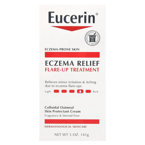 Eucerin, Средство для облегчения обострения экземы, без отдушек, 141 г (5 унций)