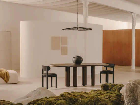 Mirta Картина из папье-маше бежевая 40 х 58 см