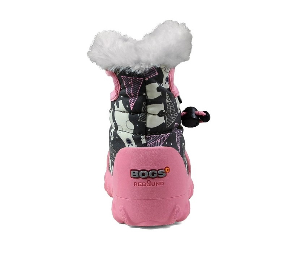 Сапоги утепленные детские Bogs B-Moc Bears Dark Grey