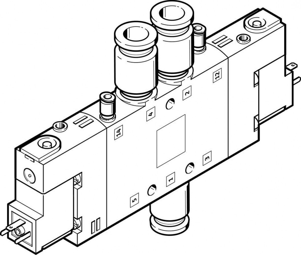 CPE18-M1H-5JS-QS-8 Распределитель с электроуправлением