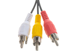 Шнур REXANT 3 RCA - 3 RCA, длина 1.5 метра, черный 17-0202