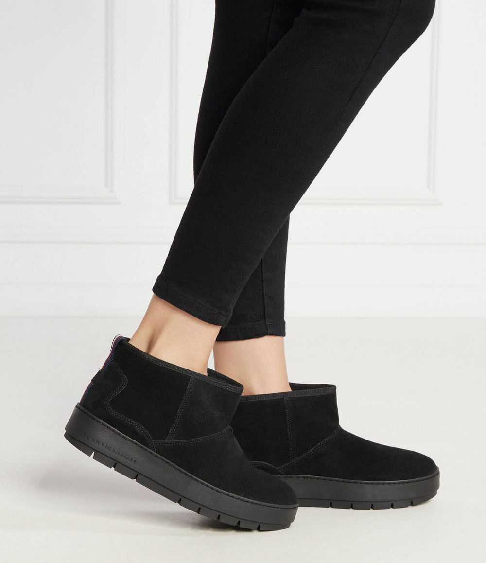 Кожаные угли Tommy Hilfiger - черный(FW0FW07662)