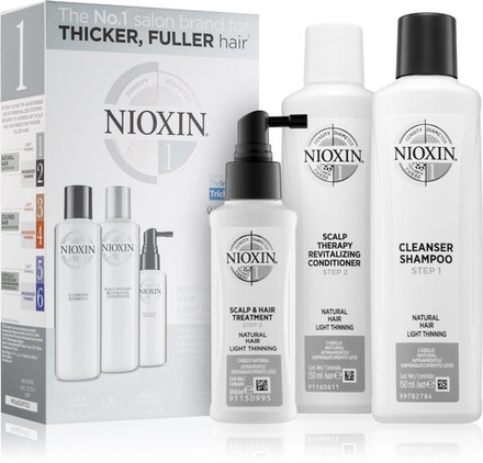 Nioxin System 1 Natural Hair Light Thinning - подарочный набор для ослабленных, ломких волос /   / GTIN 8005610500829