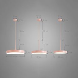 Подвесной светильник TURNA ONE D40 White by ImperiumLoft