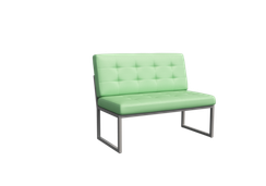 Next Диван двухместный NLT.D-2 Kanzas 20/Металл Серый 1300*663*885