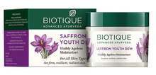 Крем Biotique Bio saffron dew антивозрастной тройное действие Био шафран для лица, 50 г