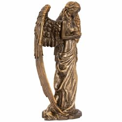 Статуэтка Девушка ангел с книгой Бронза