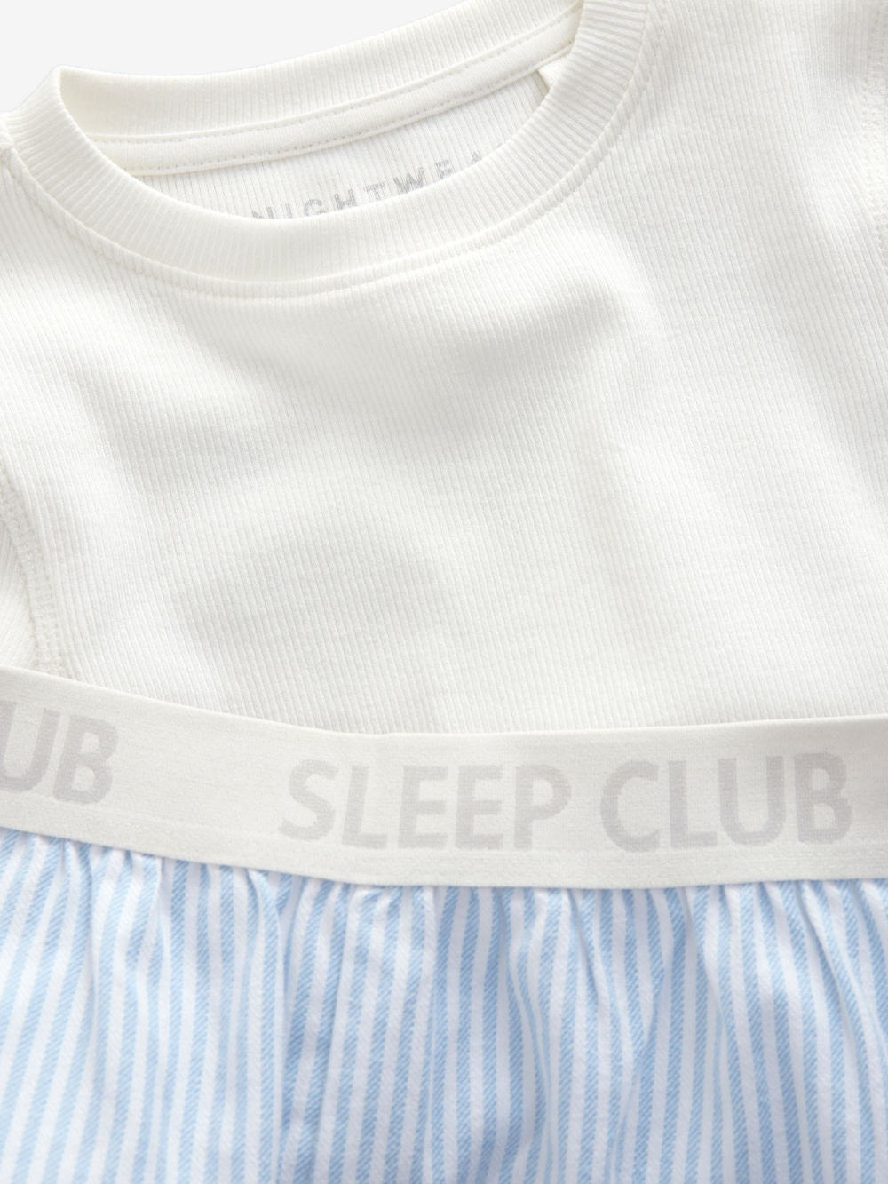 Пижама для девочки Next B68-229, Голубой, Белый