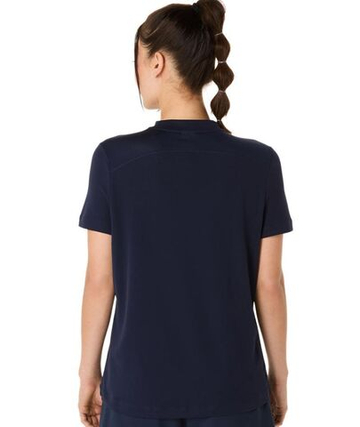 Женская теннисная футболка Asics Court Short Sleeve - небесный