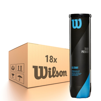 Упаковка теннисных мячей Wilson Tour Premier All Court - 18 x 4B