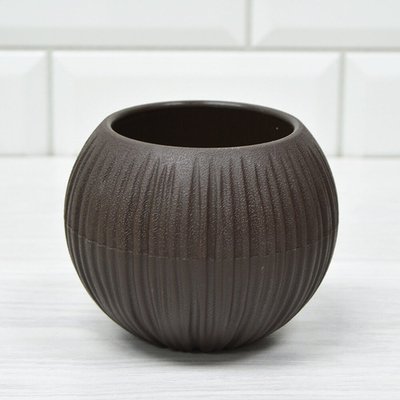 Кашпо Сфера Мини 0,3л, темно-коричневый