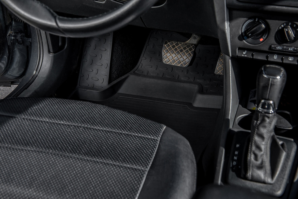 Резиновые коврики с высоким бортом для Skoda Rapid II 2020-н.в., Seintex.85626