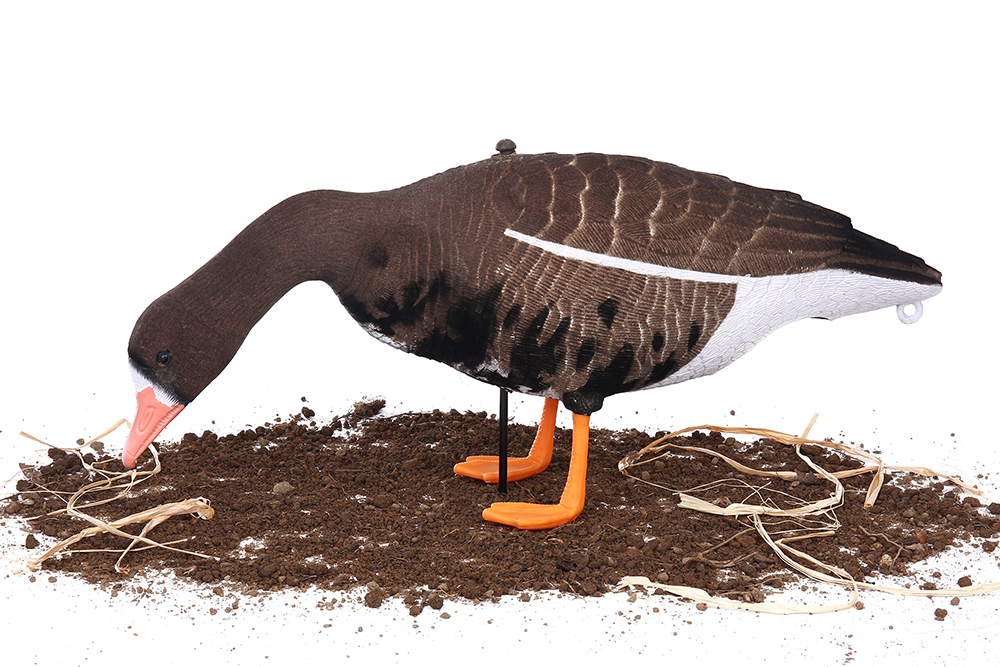 Белолобый гусь Softplast 3D ЖИВОЕ ПЕРО мод. BS-3D-UV