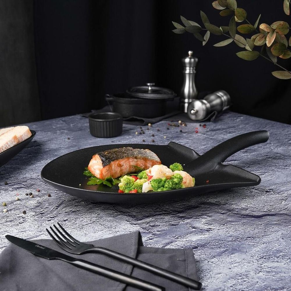 Блюдо "Лопата" 40*23*3,5 см черное   P.L. Proff Cuisine [1]