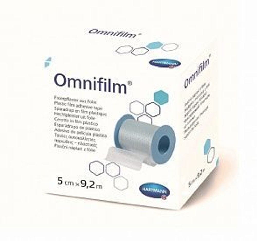 OMNIFILM-фикс.пластырь из прозрачной пленки 5см х 9,2м 1шт.