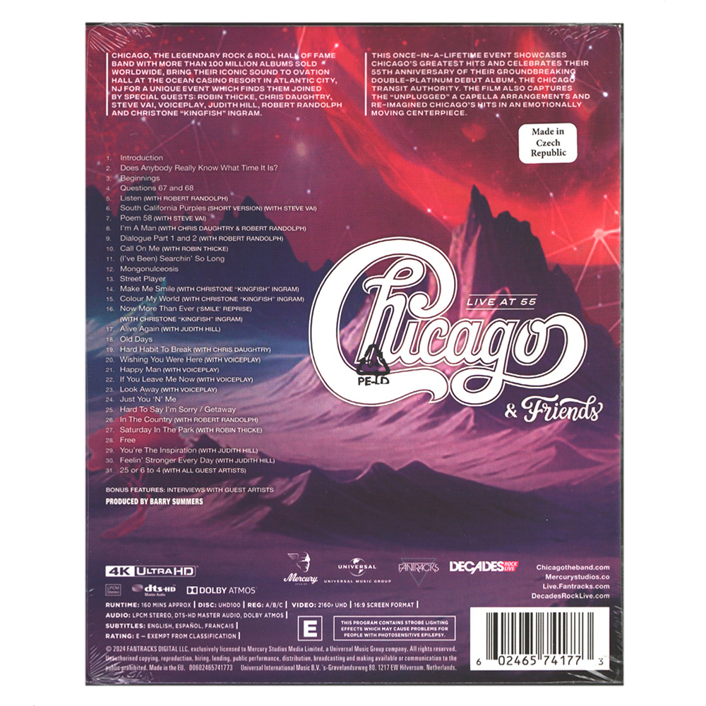 Chicago & Friends / Live At 55 (Blu-ray 4K UHD)