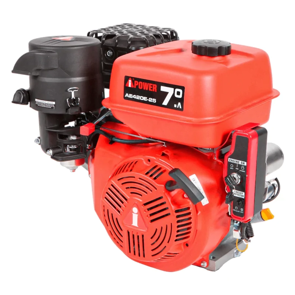 A-iPower AE420E-25 двигатель бензиновый 70171