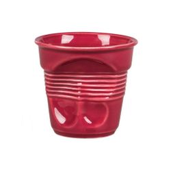 Чашка 140 мл бордовая d 7,4 см h7 см мятая кофейная   (Бариста) P.L. Proff Cuisine [6]