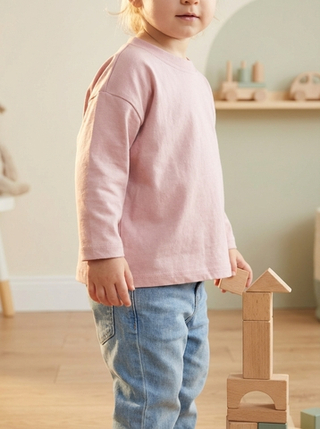 Лонгслив Розовая пудра