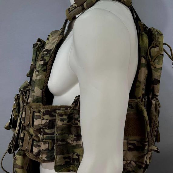 Жилет разгрузочный/плитник быстросъемный YAKEDA MAX COBRA,мультикам