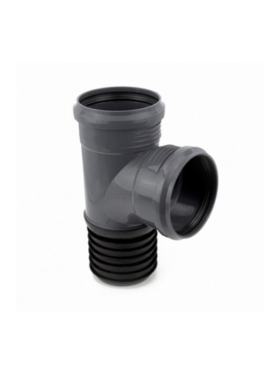 Тройник восстановитель раструба ВК ПП 110/100х96 сер. RTP 37170