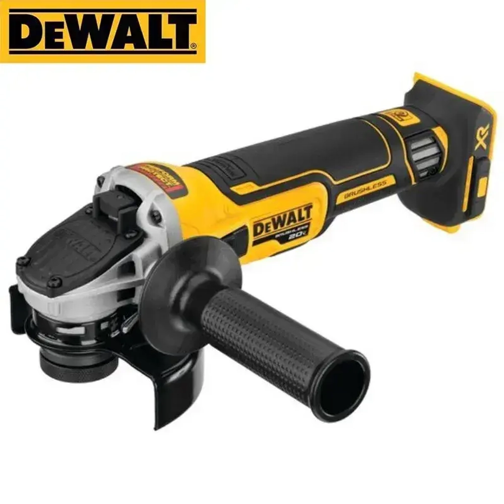 DEWALT DCG405 125MM бесщеточный аккумуляторный ползунковый переключатель маленькая угловая шлифовальная машина с тормозом отдачи 20 В электроинструменты 9000 об/мин