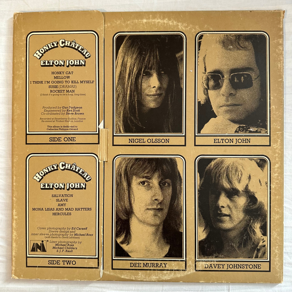Elton John ‎– Honky Château (США 1972г.)